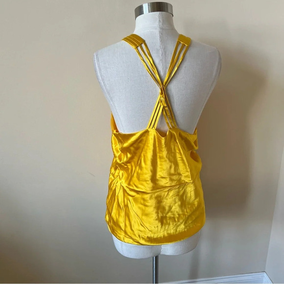 New! Veronica Beard Stewart Charmeuse Top In Bright Sunset 17837 - Picture 4 of 7